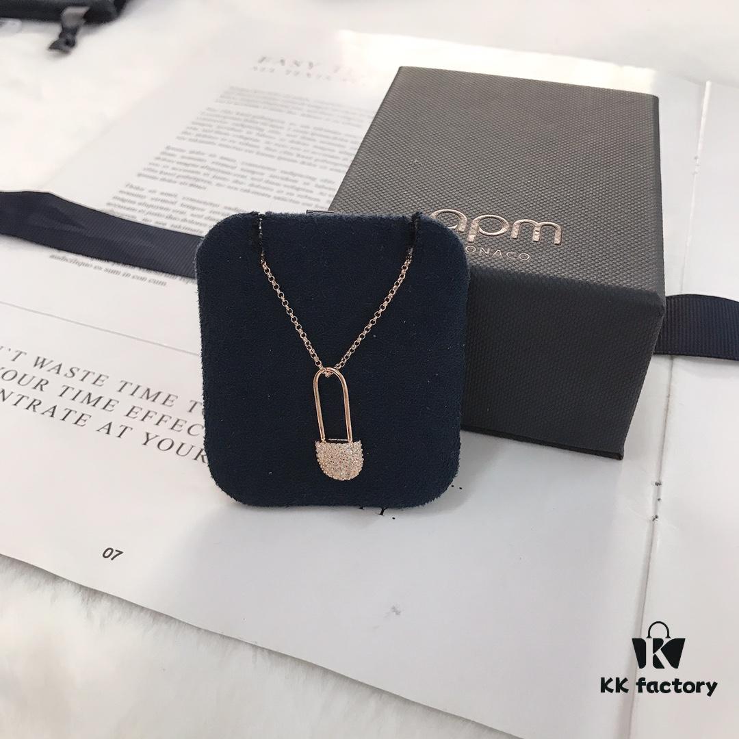 Original Launch 💗 APM Monaco Paperclip Necklace and Earrings