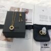 APM Monaco Hoop Necklace and Earrings Set