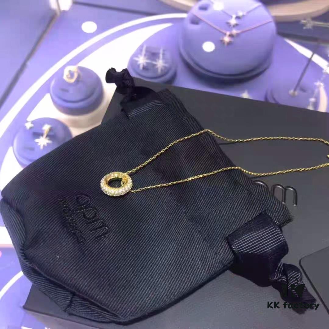 APM Monaco Hoop Necklace and Earrings Set