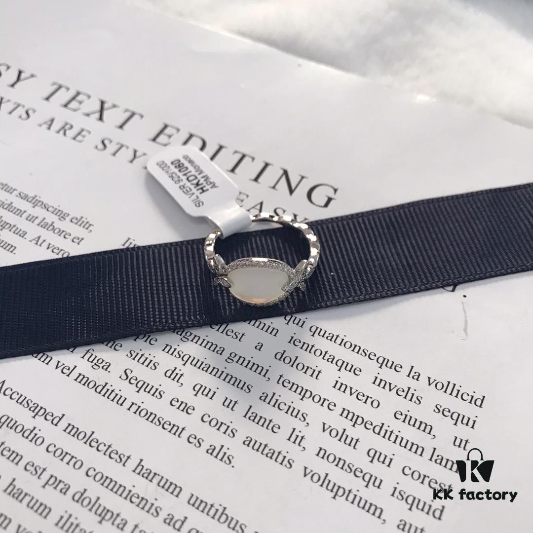 APM Monaco White Mother-of-Pearl Ring Original Set Newly Released