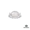 APM Monaco White Mother-of-Pearl Ring Original Set Newly Released