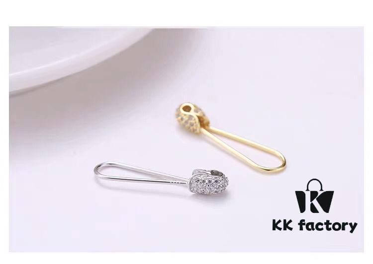 APM Monaco Pin Stud Earrings, Fashionable and Minimalist Design, Elegant and Versatile Small Exquisite Women's Style