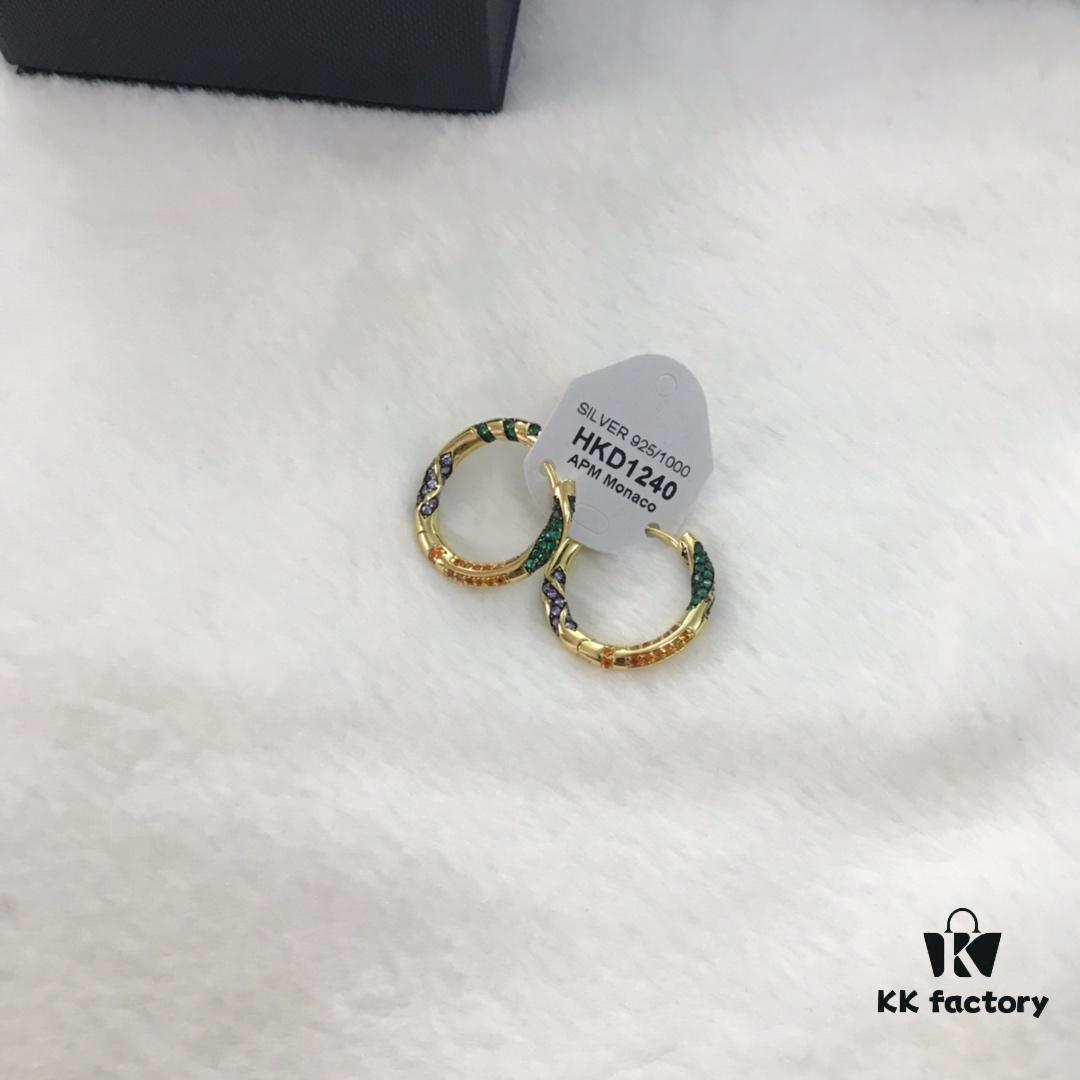 APM Monaco Colorful Tribal Earrings, Stylish and Fashionable Women's Everyday Wear