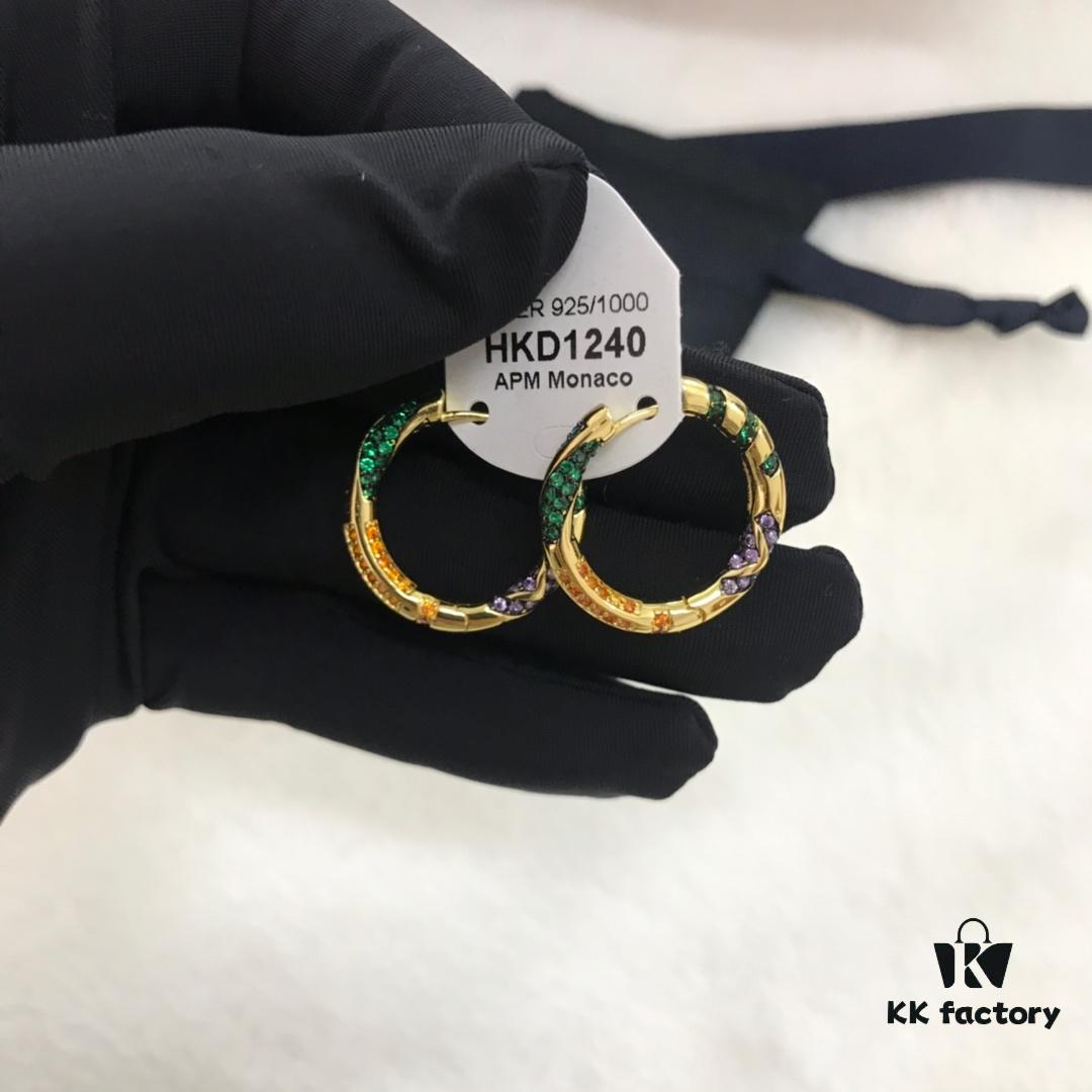 APM Monaco Colorful Tribal Earrings, Stylish and Fashionable Women's Everyday Wear