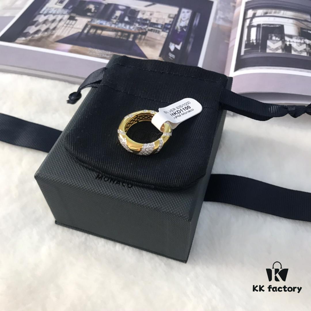 APM Monaco Colorful Tribal Ring, Stylish and Fashionable Multi-match Design for Women