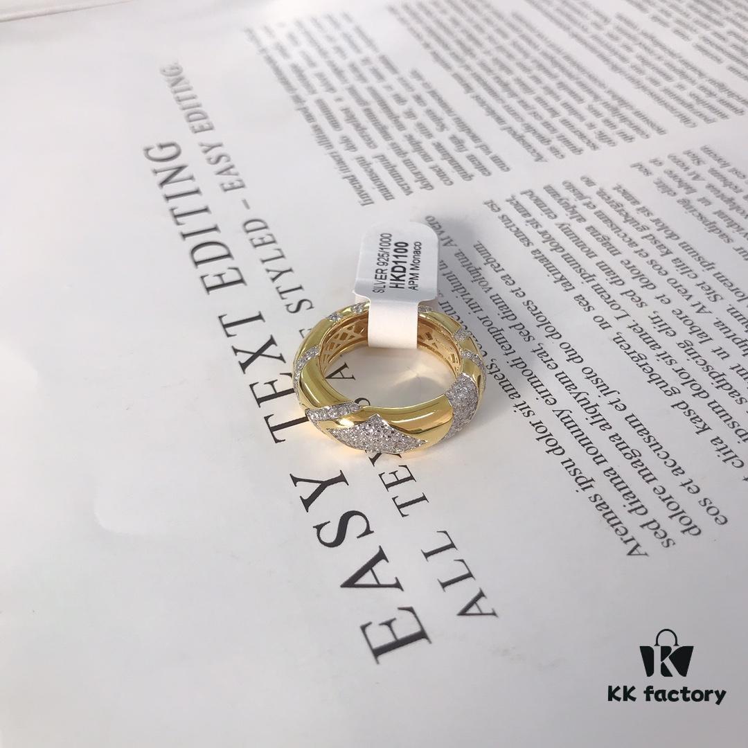 APM Monaco Colorful Tribal Ring, Stylish and Fashionable Multi-match Design for Women