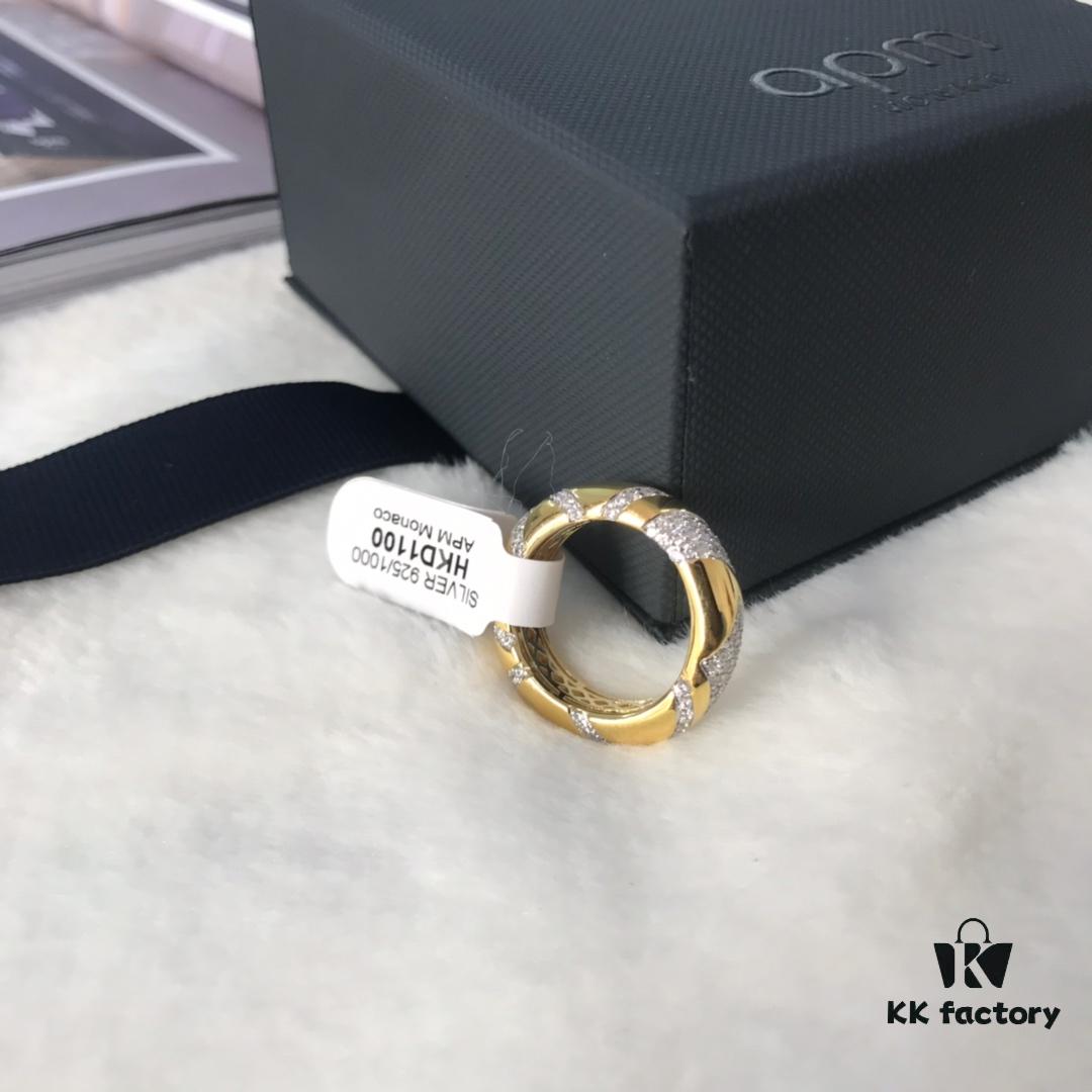 APM Monaco Colorful Tribal Ring, Stylish and Fashionable Multi-match Design for Women