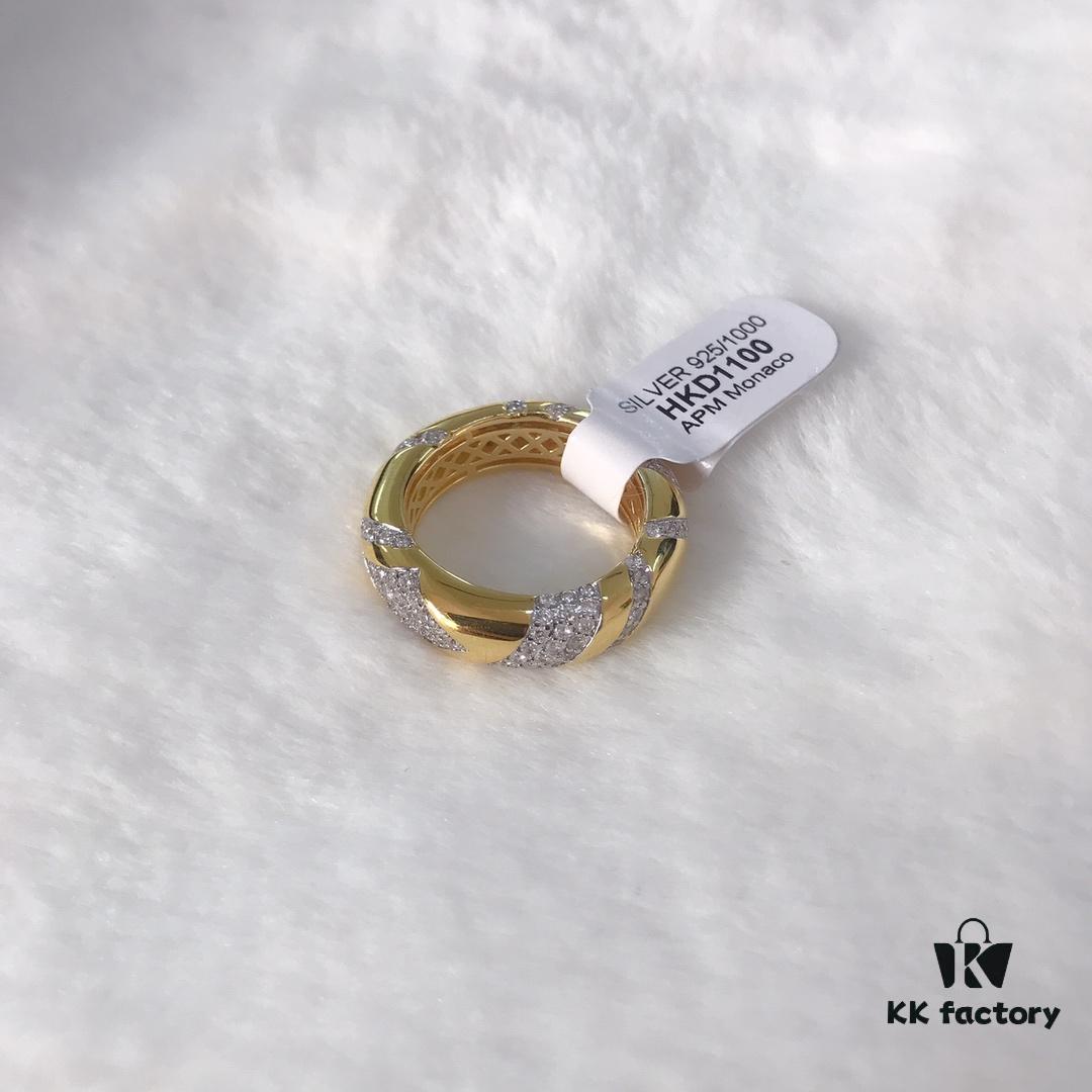 APM Monaco Colorful Tribal Ring, Stylish and Fashionable Multi-match Design for Women