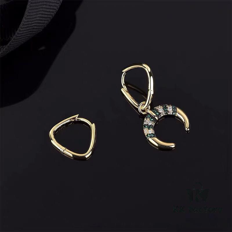 APM Monaco Colorful Tribal Asymmetric Earrings, Stylish and Trendy, Versatile Fashion Statement Piece