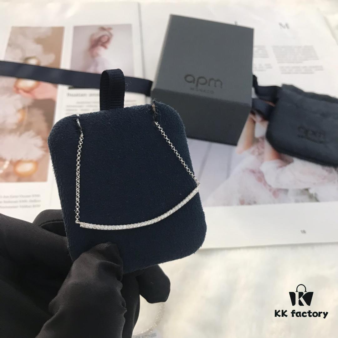 APM Monaco Smile Necklace and Stud Earrings Set