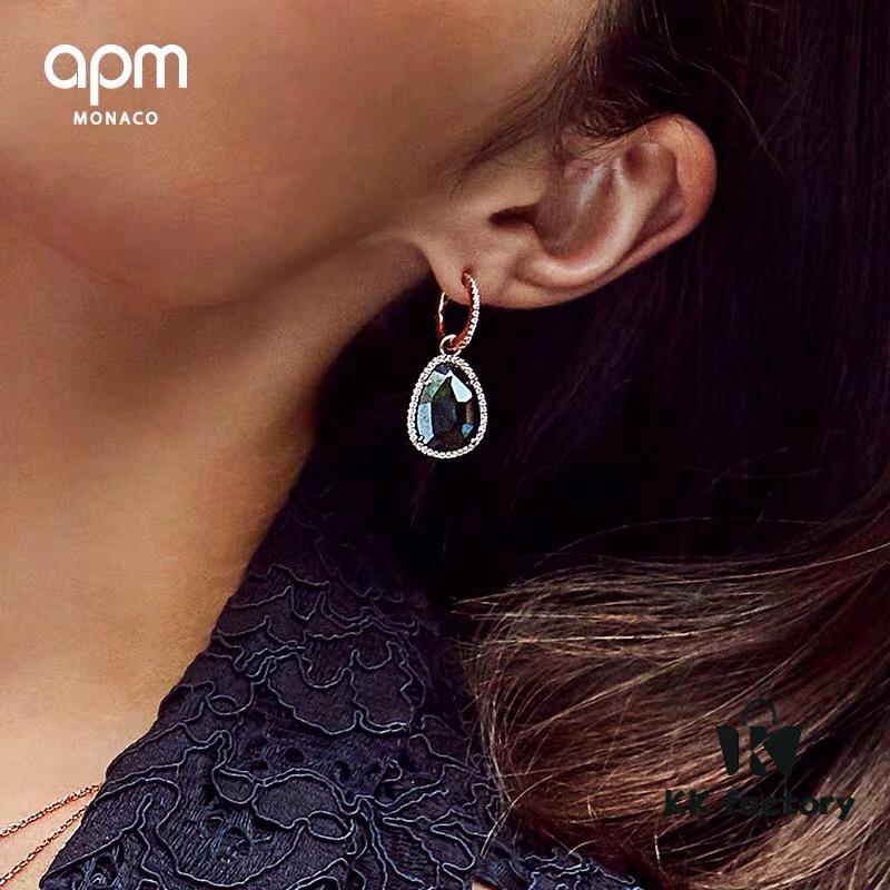 APM Monaco Mother-of-Pearl Bracelet and Earrings Set