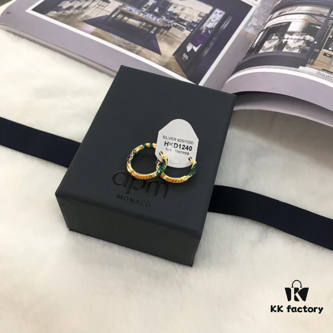 APM Monaco Colorful Tribal Earrings, Stylish and Fashionable Women's Everyday Wear