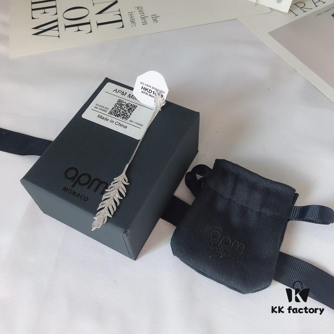 APM Monaco Single Feather Original New Arrival Stylish and Trendy Unisex Design, Perfect Gift Choice