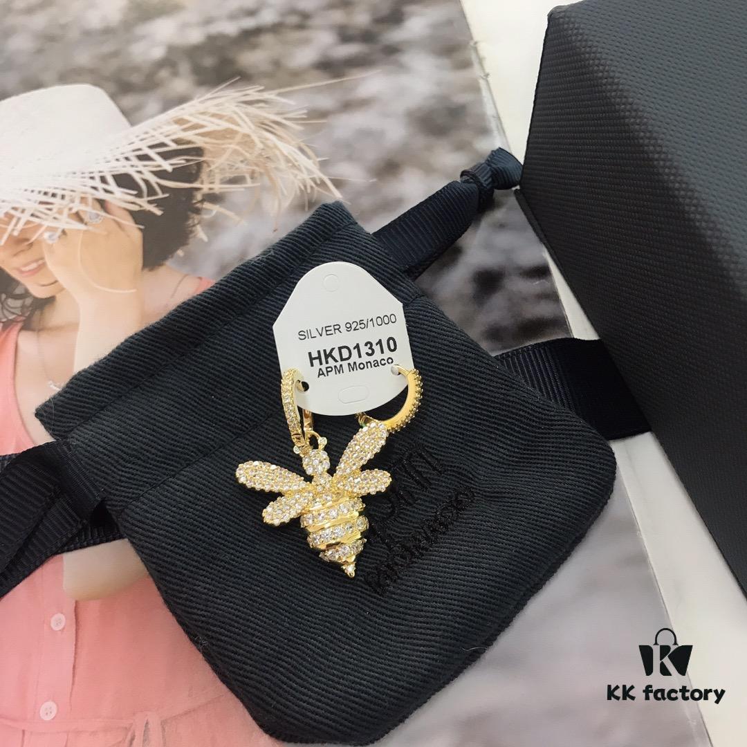 APM Monaco Bee Collection Bracelet 8335110 and Stud Earrings 8355085