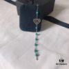 APM Monaco Single Heart Turquoise Earring - Stylish and Trendy Fashion Accessory