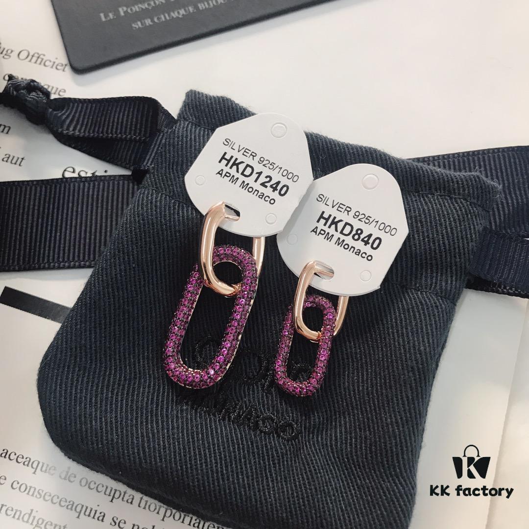 APM Monaco Geometric Love Lock Bracelet Series Fashionable Women's Jewelry