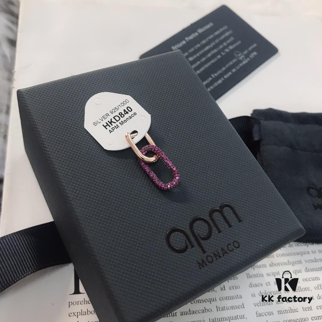 APM Monaco Geometric Love Lock Bracelet Series Fashionable Women's Jewelry