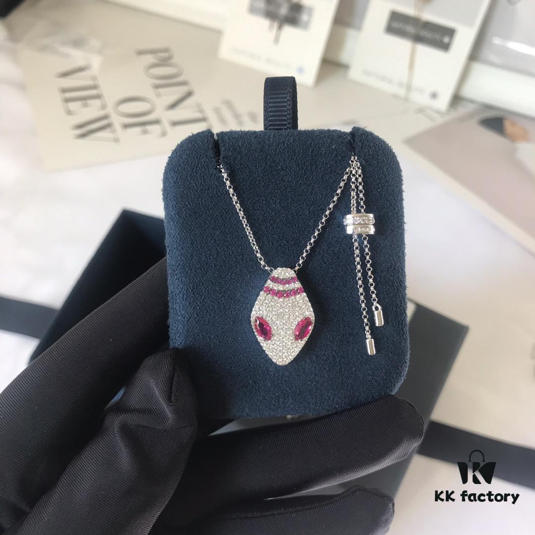 APM Monaco Snake Head Necklace