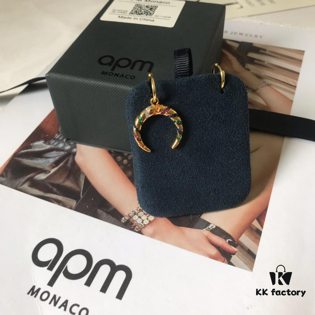 APM Monaco Colorful Tribe Earrings - Geometric Stylish Fashion Multi-match Design