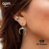 APM Monaco Colorful Tribe Earrings - Geometric Stylish Fashion Multi-match Design