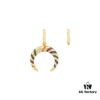 APM Monaco Colorful Tribe Earrings - Geometric Stylish Fashion Multi-match Design