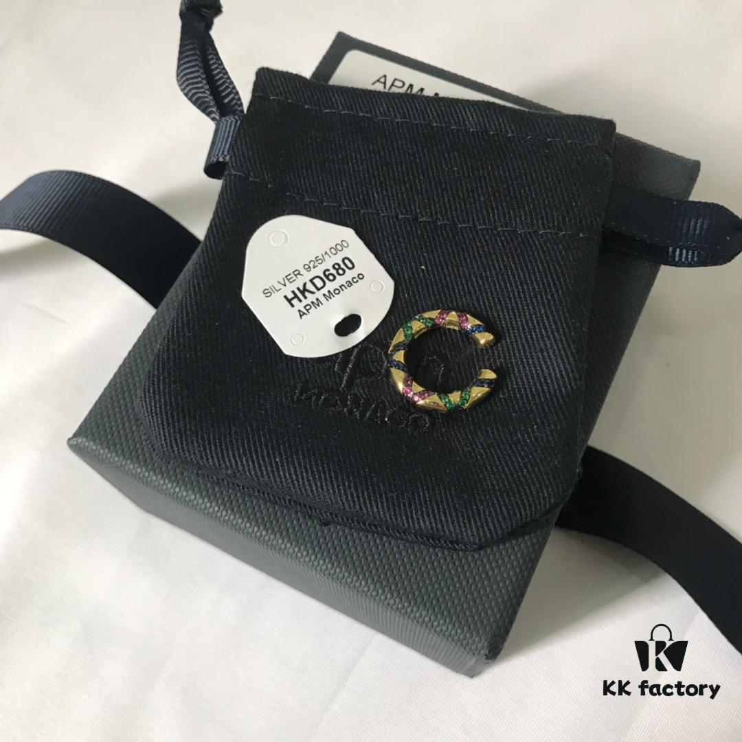 APM Monaco Ear Cuff Cartilage Clip, Stylish and Minimalist Design, Perfect Match for Any Look, Ideal Gift for Girlfriend or Valentine