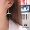 APM Monaco Colorful Tribe Single Earring – Geometric and Stylish, Wear Two Ways
