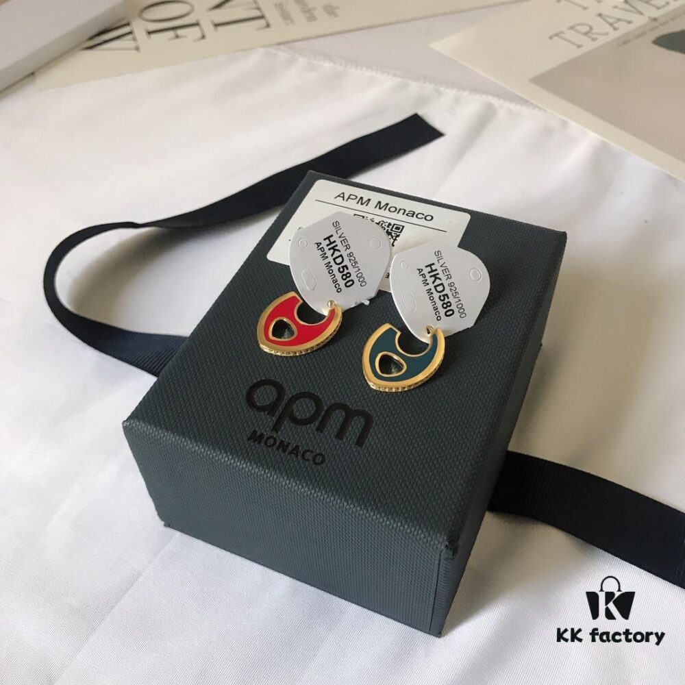 APM Monaco Single Franc Stud Earring - Fashionable, Trendy, and Vintage-Inspired