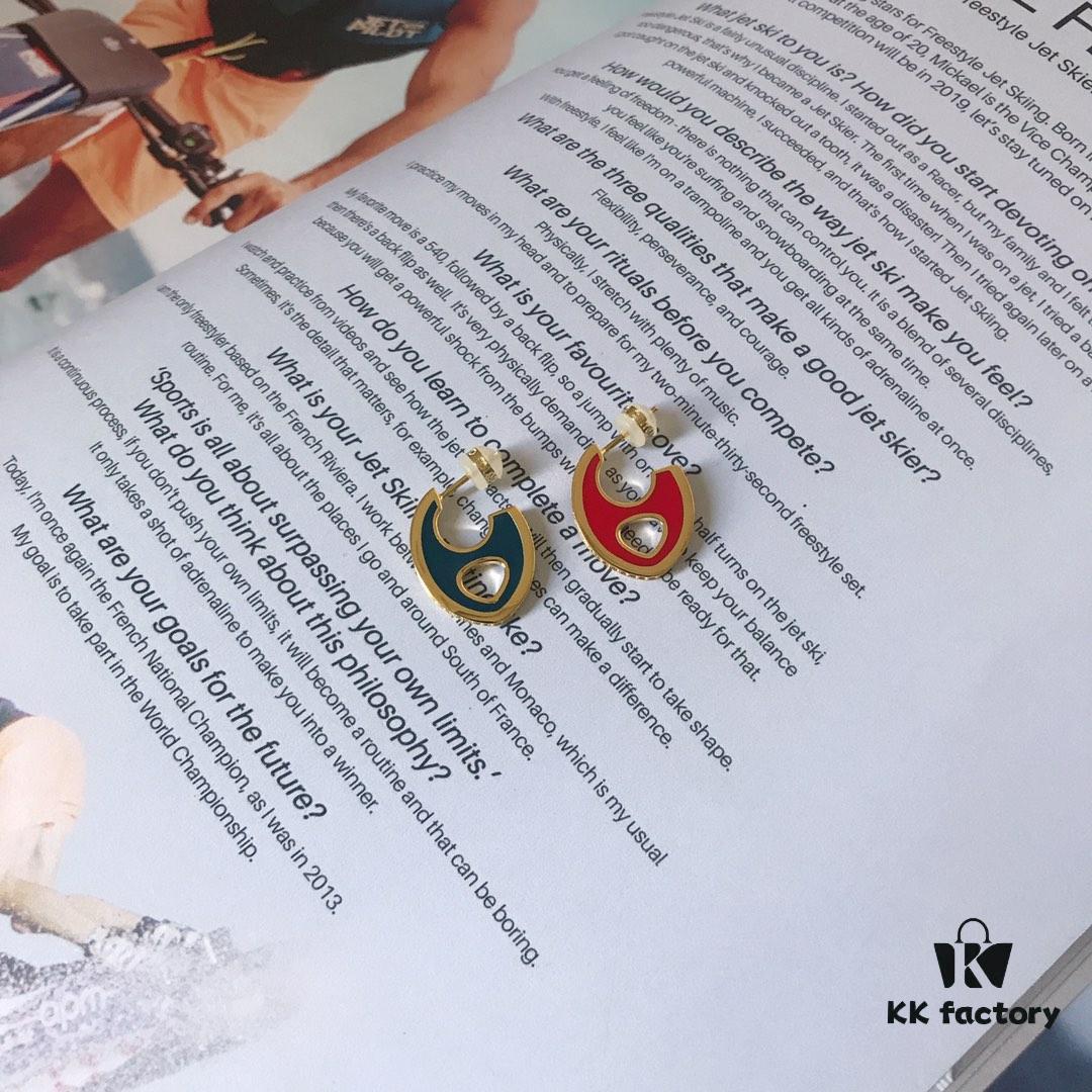 APM Monaco Single Franc Stud Earring - Fashionable, Trendy, and Vintage-Inspired