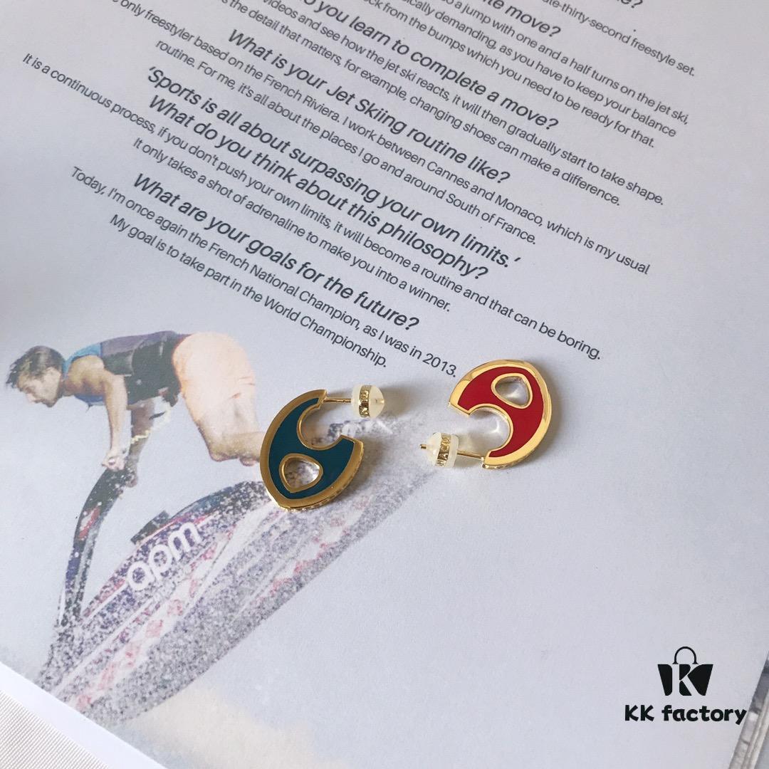 APM Monaco Single Franc Stud Earring - Fashionable, Trendy, and Vintage-Inspired