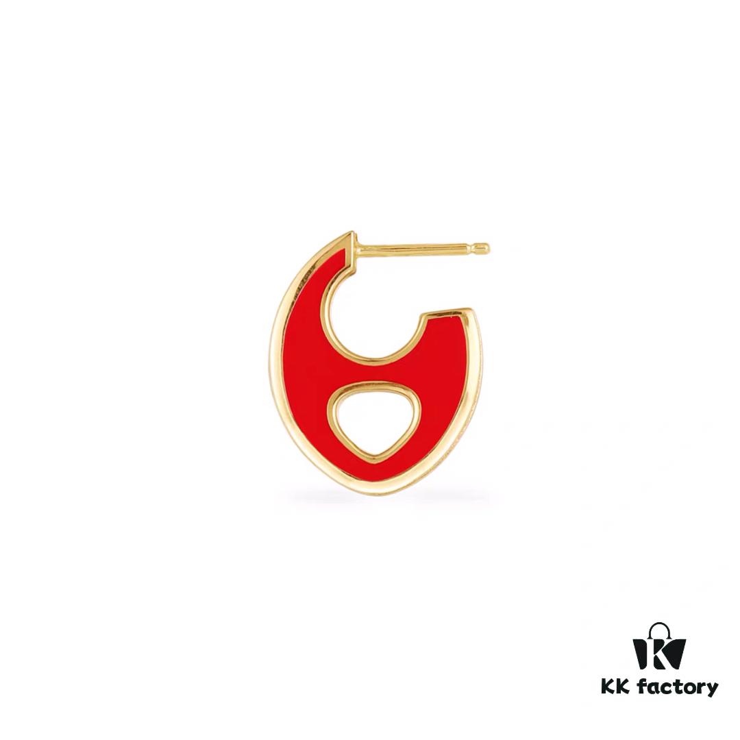 APM Monaco Single Franc Stud Earring - Fashionable, Trendy, and Vintage-Inspired