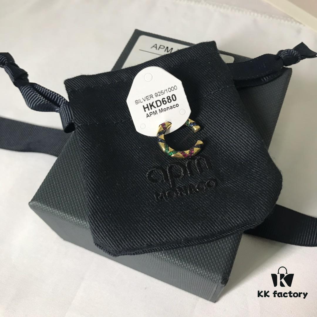 APM Monaco Ear Cuff Cartilage Clip, Stylish and Minimalist Design, Perfect Match for Any Look, Ideal Gift for Girlfriend or Valentine