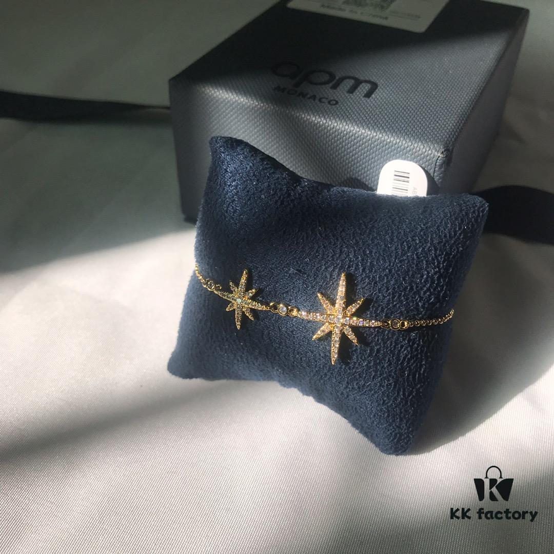 APM Monaco Union Flag Bracelet and Clip-on Earrings