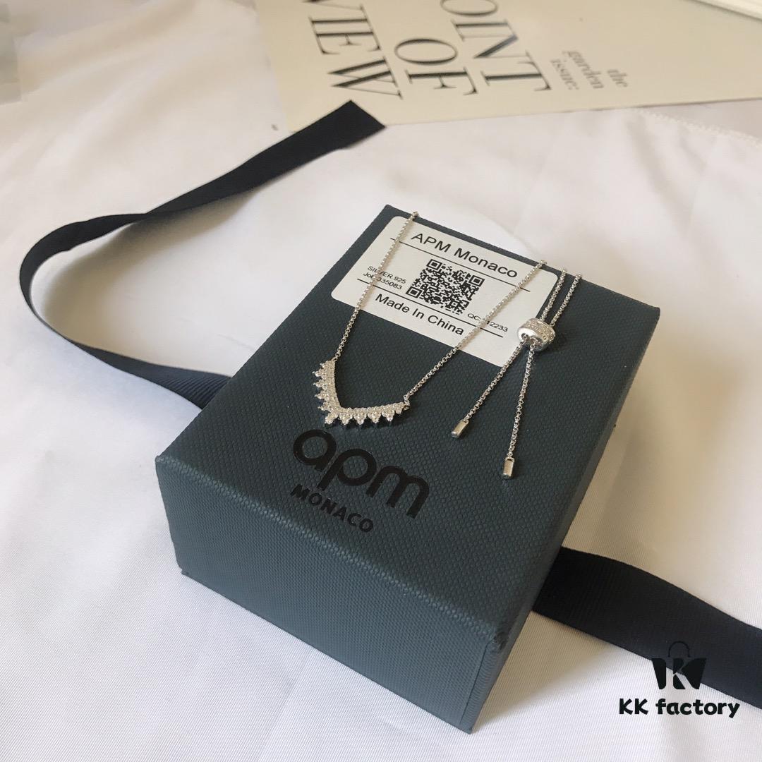 APM Monaco Crown Necklace and Ring Set
