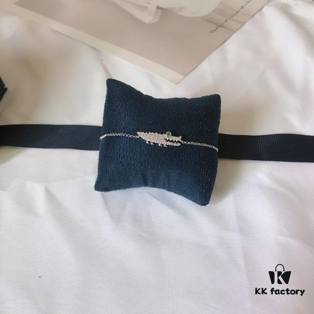 APM Monaco Crocodile Necklace Earrings Bracelet