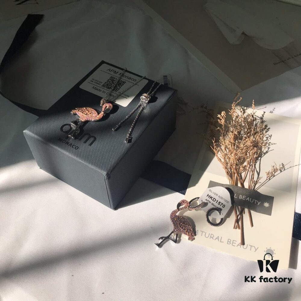 APM Monaco Phoenix Necklace and Earrings Set