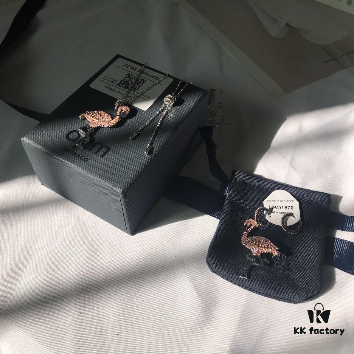 APM Monaco Phoenix Necklace and Earrings Set