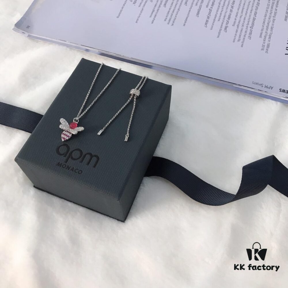 APM Monaco Bee Necklace, Original New Release, Stylish and Trendy Design, Perfect Gift for Girlfriend or Loved One