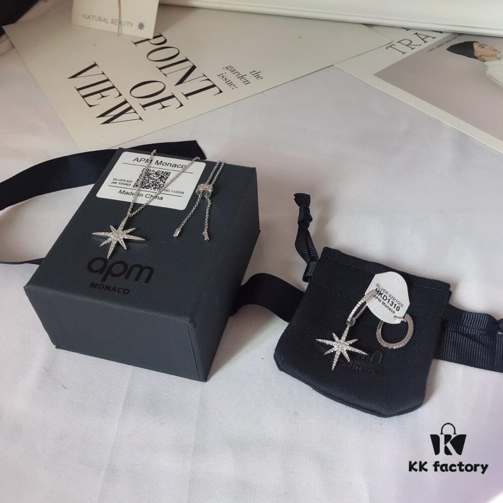 APM Monaco Union Necklace and Earrings Set