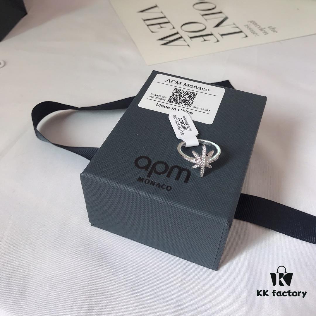 APM Monaco Union Flag Necklace, Earrings, and Ring Set