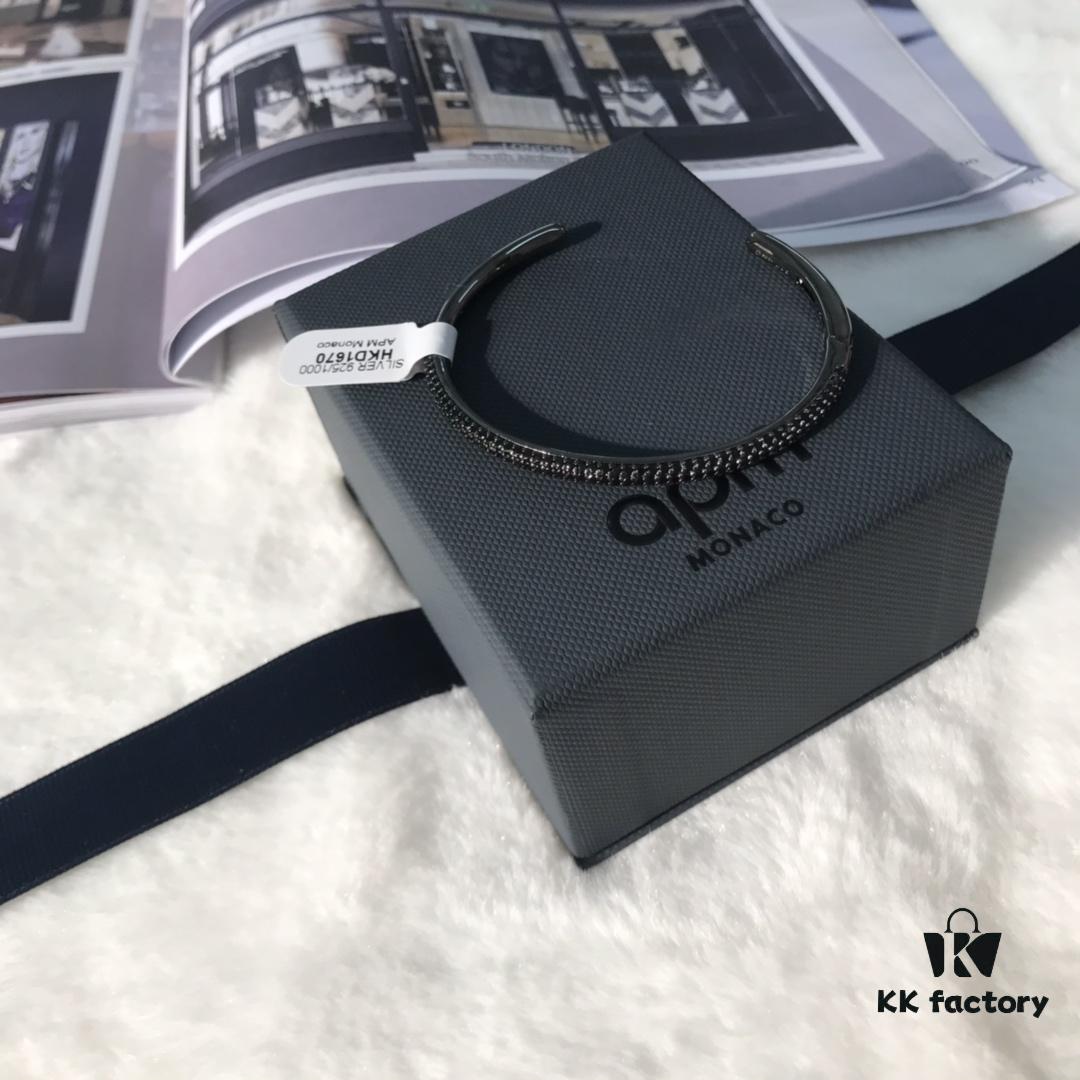 APM Monaco Rhinestone Bracelet, Minimalist Fashionable and Versatile Design, Perfect Gift for Girlfriend or Lover, Essential Daily Accessory