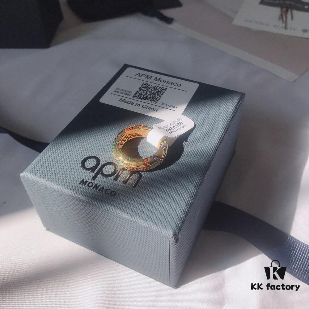 November New Arrival 🌟 APM Monaco Colorful Tribal Large Ring, Gold-Tone Fashion Stylish Statement Index Finger Ring