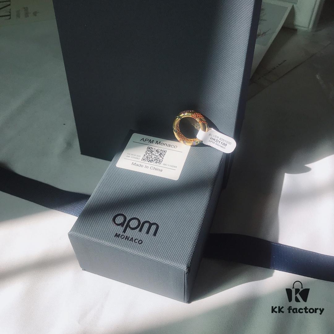 November New Arrival 🌟 APM Monaco Colorful Tribal Large Ring, Gold-Tone Fashion Stylish Statement Index Finger Ring