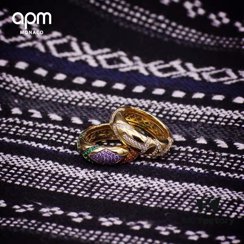 November New Arrival 🌟 APM Monaco Colorful Tribal Large Ring, Gold-Tone Fashion Stylish Statement Index Finger Ring