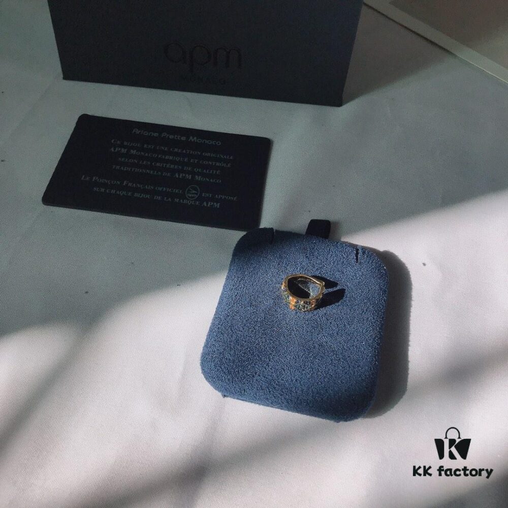 November New Arrival 🌟 APM Monaco Single Colorful Striped Large Ear Cuff with Geometric Design, No Piercing Required Ear Accessory