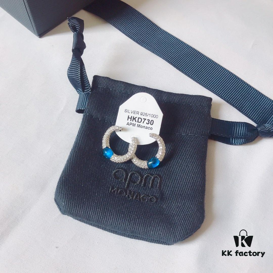 APM Monaco Candy Earrings Studs, Stylish and Minimalist Design, Perfect Gift for Girlfriend or Valentine