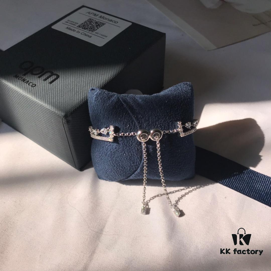 APM Monaco Evening Oval-Cut Bracelet, Stylish and Trendy Design, Versatile Fashion Accessory