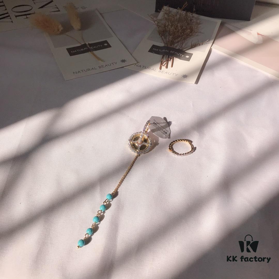 APM Monaco Large Hoop Earrings, Trendy and Stylish Hook Drop Earrings