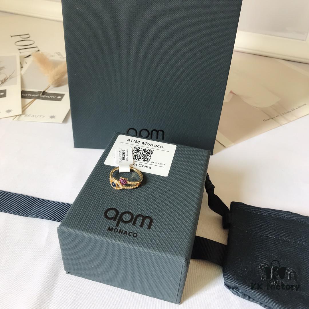 APM Monaco Evil Eye Ring, Stylish and Trendy Fashion Statement Piece