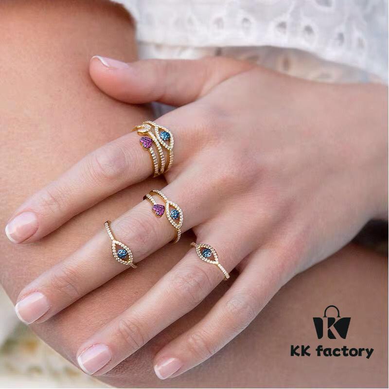 APM Monaco Evil Eye Ring, Stylish and Trendy Fashion Statement Piece